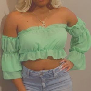 Ruffle Crop top